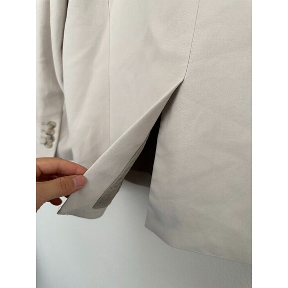 Babaton Atelier Aritzia Women's Oversized Single Breasted Blazer Cream Size 1 - Picture 9 of 10